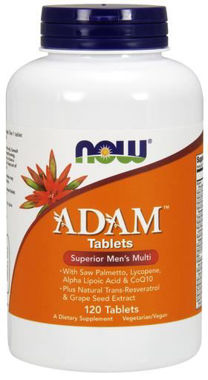 Picture of NOW ADAM Men's Multivitamin Tablets, 120 tablets