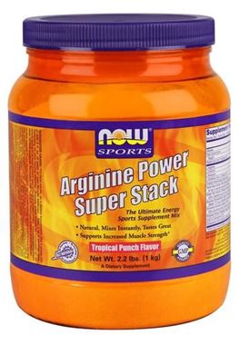 Picture of NOW Arginine Power Super Stack, 2.2 lbs