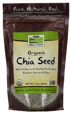 Picture of NOW Organic Chia Seed, 12 oz