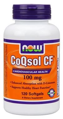 Picture of NOW CoQsol CF, 120 softgels