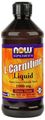 Picture of NOW L-Carnitine Liquid, 1000 mg, 16 fl oz, Citrus Flavor