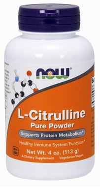 Picture of NOW L-Citrulline Pure Powder, 4 oz.