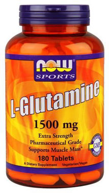 Picture of NOW Sports L-Glutamine, 1500 mg, 180 tabs