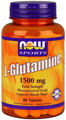 Picture of NOW Sports L-Glutamine, 1,500 mg, 90 tabs