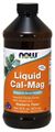 Picture of NOW Liquid Cal-Mag, 16 fl oz,  Blueberry Flavor