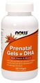 Picture of NOW Prenatal Gels + DHA , 180 softgels