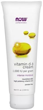 Picture of NOW Vitamin D-3 Cream, 4 fl oz