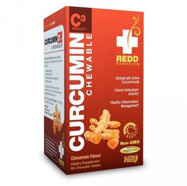 Picture of Redd Remedies Curcumin C3 Reduct, 60 chewable tablets