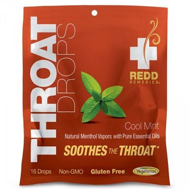 Picture of Redd Remedies Throat Drops -- Cool Mint flavored, 16 drops