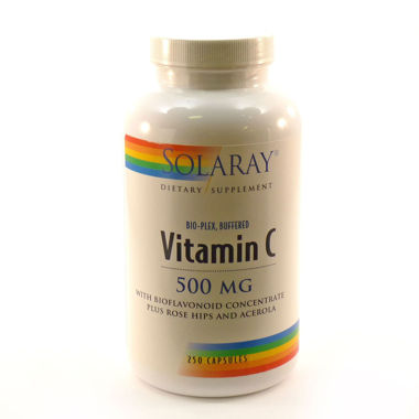 Picture of Solaray Bio-Plex, Buffered Vitamin C, 500 mg, 250 caps