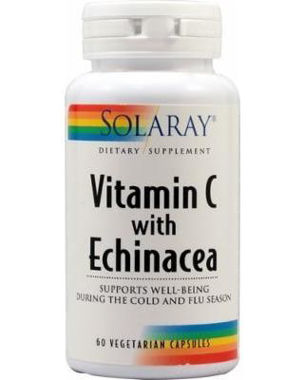 Picture of Solaray Vitamin C with Echinacea, 60 vcaps