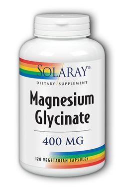 Picture of Solaray Magnesium Glycinate, 400 mg, 120 vcaps