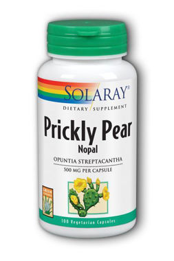 Picture of Solaray Prickly Pear Nopal, 500 mg, 100 vcaps