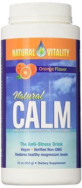 Picture of Natural Vitality Natural Calm, Orange Flavor, 16 oz
