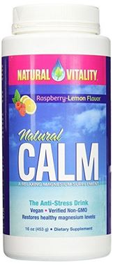 Picture of Natural Vitality Natural Calm, Raspberry-Lemon Flavor, 16 oz