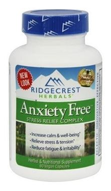 Picture of RidgeCrest Herbals Anxiety Free, 60 vcaps