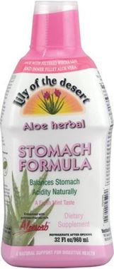 Picture of Lily Of The Desert Aloe Herbal Stomach Formula, Mint, 32 fl oz