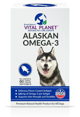Picture of Vital Planet Alaskan Omega-3, Chicken Flavor, 60 softgels