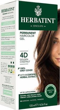 Picture of Herbatint Permanent Haircolor Gel, 4D Golden Chestnut, 4.56 fl oz