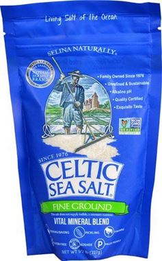 Picture of Selina Naturally Celtic Sea Salt, Fine Ground, 1/2 lb
