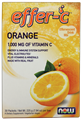 Picture of NOW Effer-C Orange, 30 packets