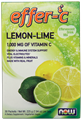 Picture of NOW Effer-C Lemon-Lime, 30 packets