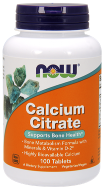 Picture of NOW Calcium Citrate, 100 tabs