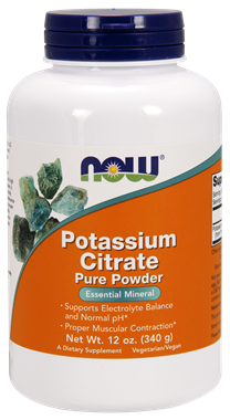 Picture of NOW Potassium Citrate Pure Powder, 12 oz
