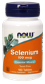 Picture of NOW Selenium, 100 mcg, 100 tabs