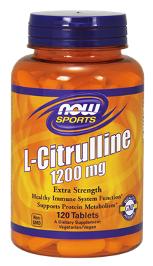 Picture of NOW L-Citrulline, 1200 mg, 120 tabs (DISCONTINUED)
