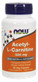 Picture of NOW Acetyl-L-Carnitine, 500 mg, 50 vcaps