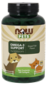 Picture of NOW Pets Omega-3 Support, 180 softgels