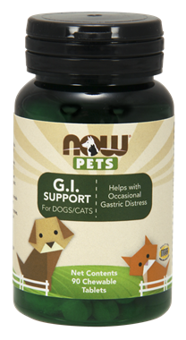 Picture of NOW Pets G.I. Support, 90 chewable tablets