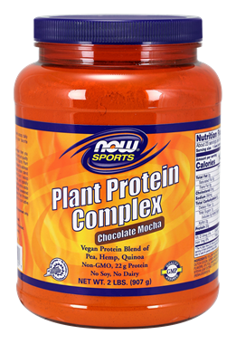 Picture of NOW Plant Protein Complex (Chocolate Mocha), 2 lbs powder