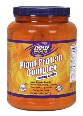 Picture of NOW Plant Protein Complex (Creamy Vanilla), 2 lbs powder