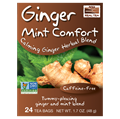 Picture of NOW Ginger Mint Comfort Tea, 24 tea bags