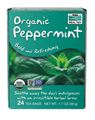 Picture of NOW Organic Peppermint Tea, 24 tea bags
