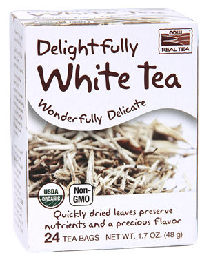 Picture of NOW Delightfully White Tea , 24 tea bags