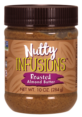 Picture of NOW Ellyndale Naturals Nutty Infusions Roasted Almond Butter, 10 oz