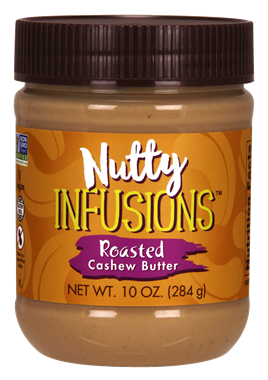 Picture of NOW Ellyndale Naturals Nutty Infusions Roasted Cashew Butter, 10 oz