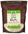 Picture of NOW Organic Rolled Oats, 24 oz
