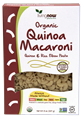 Picture of NOW Organic Quinoa Macaroni, 8 oz