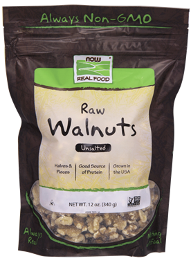 Picture of NOW Raw Walnuts, 12 oz