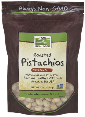 Picture of NOW Roasted Pistachios, 12 oz