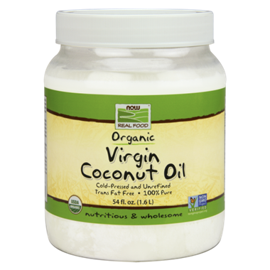 Picture of NOW Organic Vigin Coconut Oil, 54 fl oz