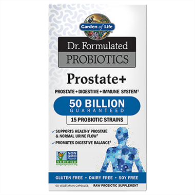 Picture of Garden of Life Dr. Formulated Probiotics Prostate+, 50 Billion, 60 vcaps