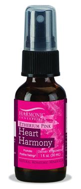 Picture of Harmonic Innerprizes Etherium Pink Heart Harmony Mineral Essence Spray,  1 fl oz
