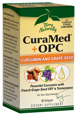 Picture of EuroPharma Terry Naturally CuraMed + OPC, 60 softgels