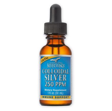 Picture of Natural Path Silver Wings Colloidal Silver 250 PPM, 1 fl oz dropper