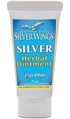 Picture of Natural Path Silver Wings Silver Herbal Ointment 250 PPM, .75 oz